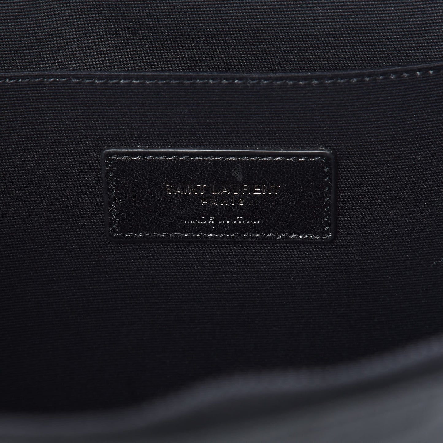Calfskin Crocodile Embossed Monogram Document Holder Black