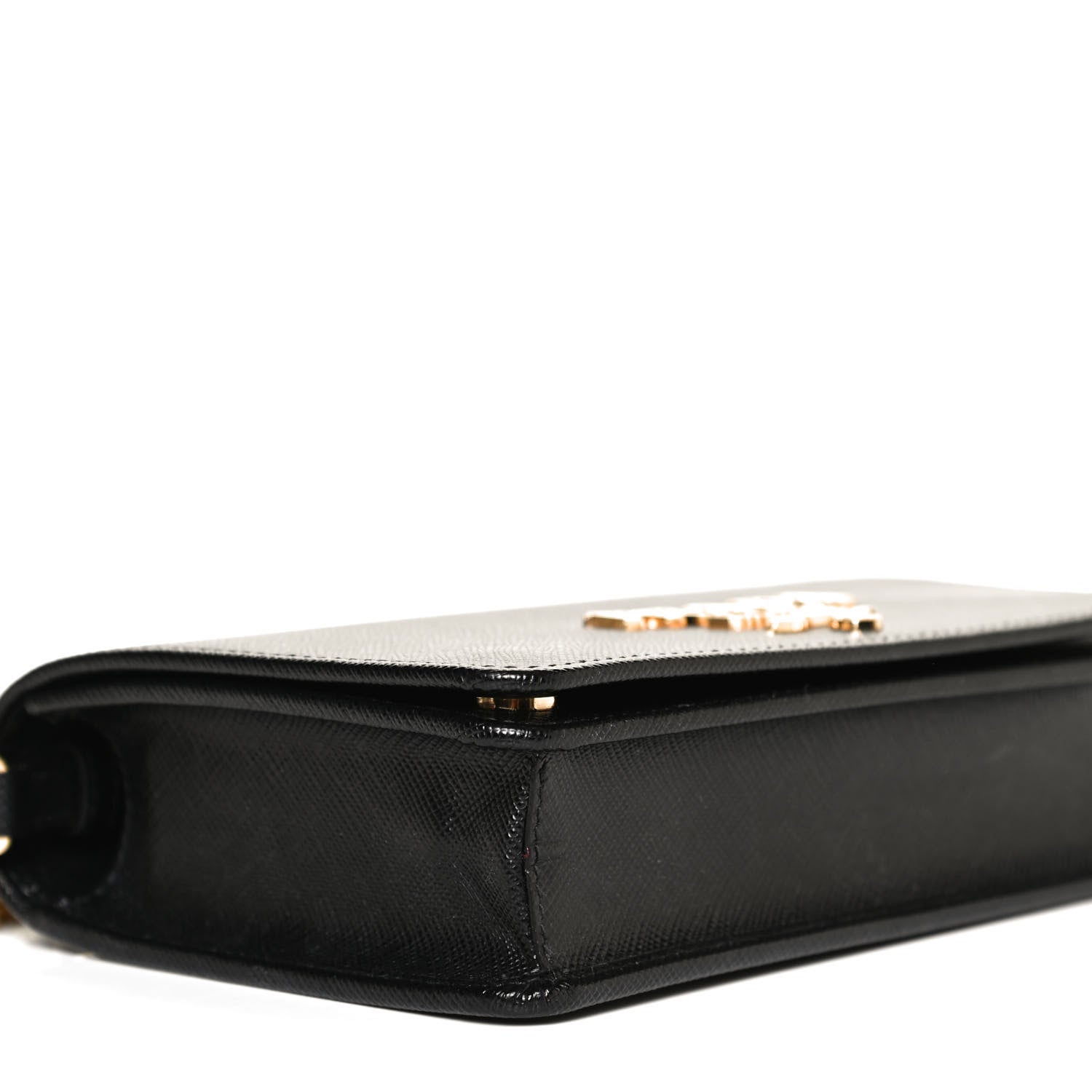 Prada Saffiano Lux Mini Crossbody Bag Black 7 of 8