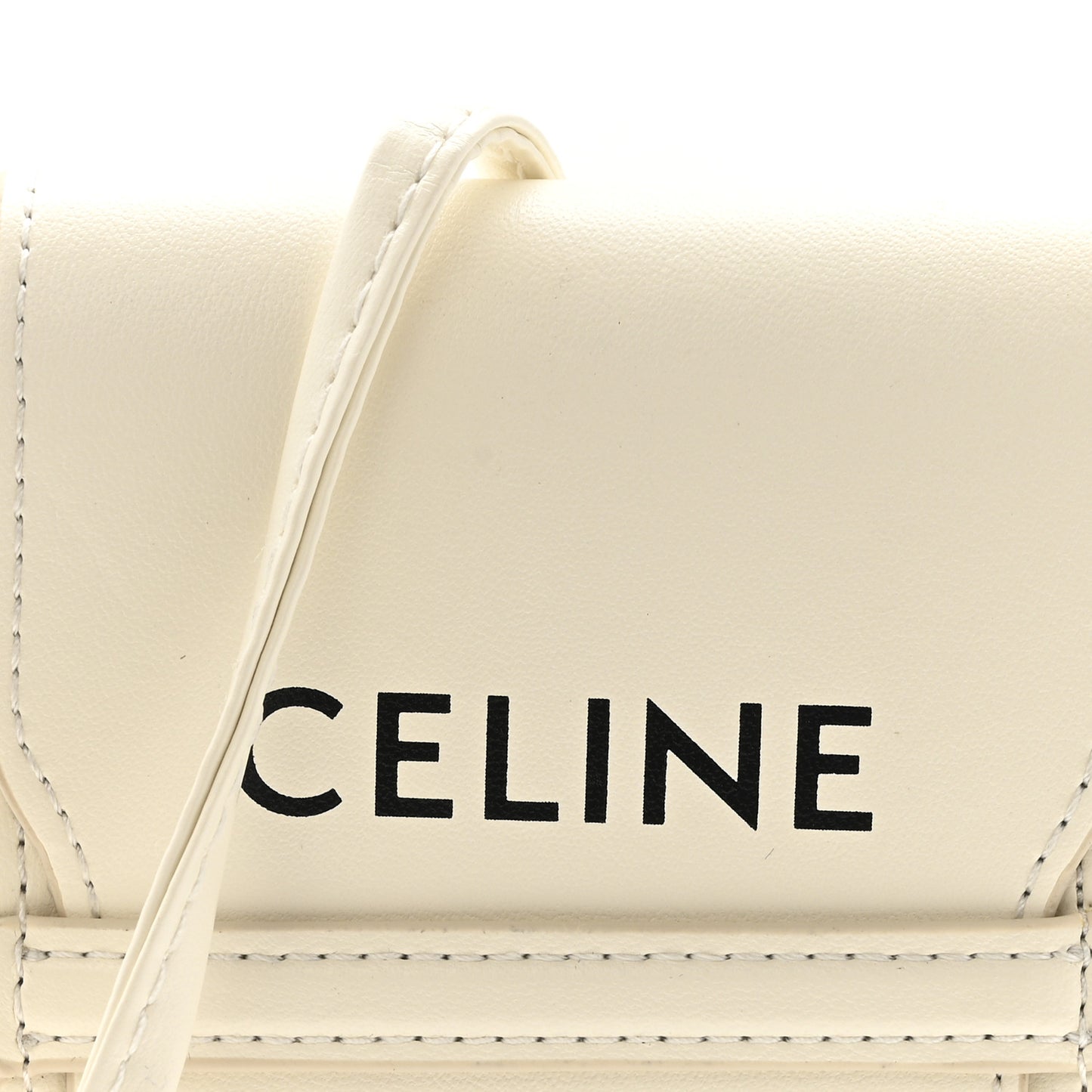 Smooth Calfskin Sunglasses Pouch White