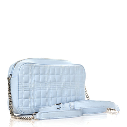Burberry Lambskin Quilted Camera Bag Pale Blue 3 of 9