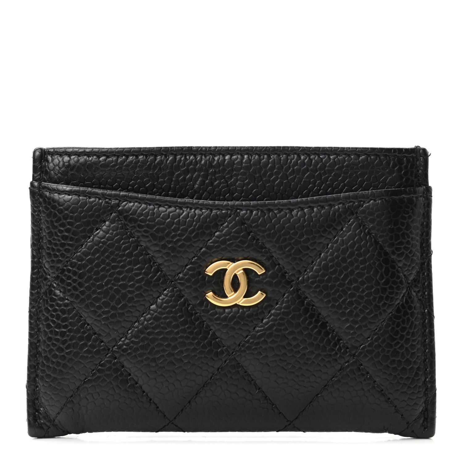 Chanel Caviar Quilted Card Holder Black 1 of 8