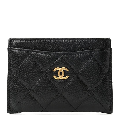 Chanel Caviar Quilted Card Holder Black 1 of 8