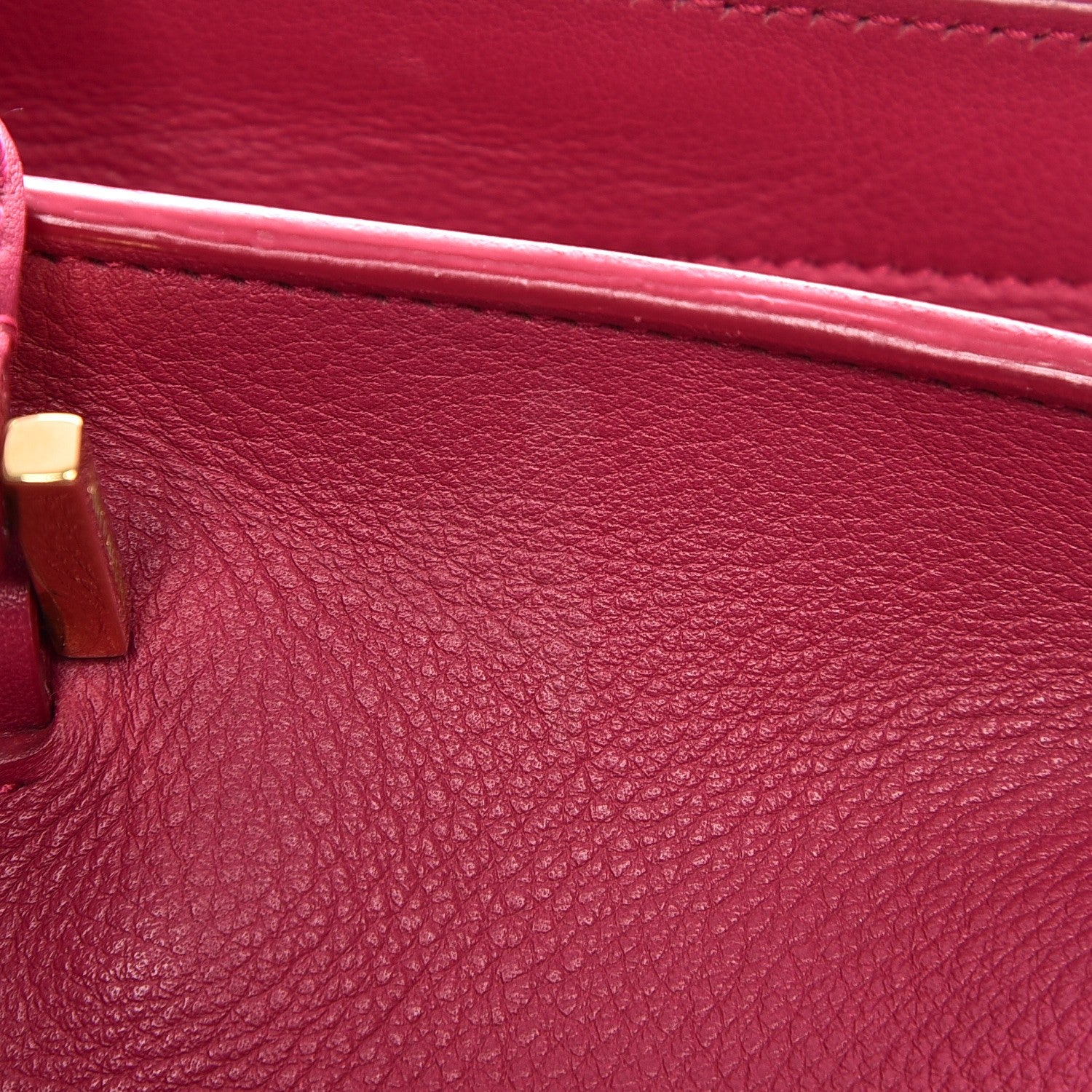 Saint Laurent Calfskin Medium Classic Y Cabas Fuchsia 11 of 12