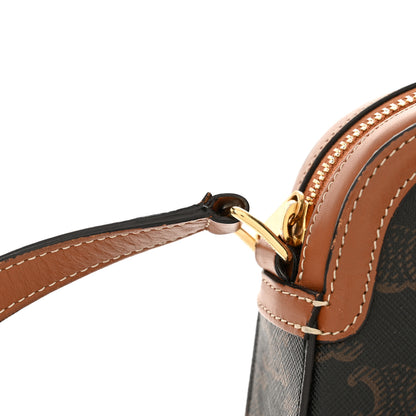 Celine Triomphe Canvas Small Camera Bag Tan 14 of 15