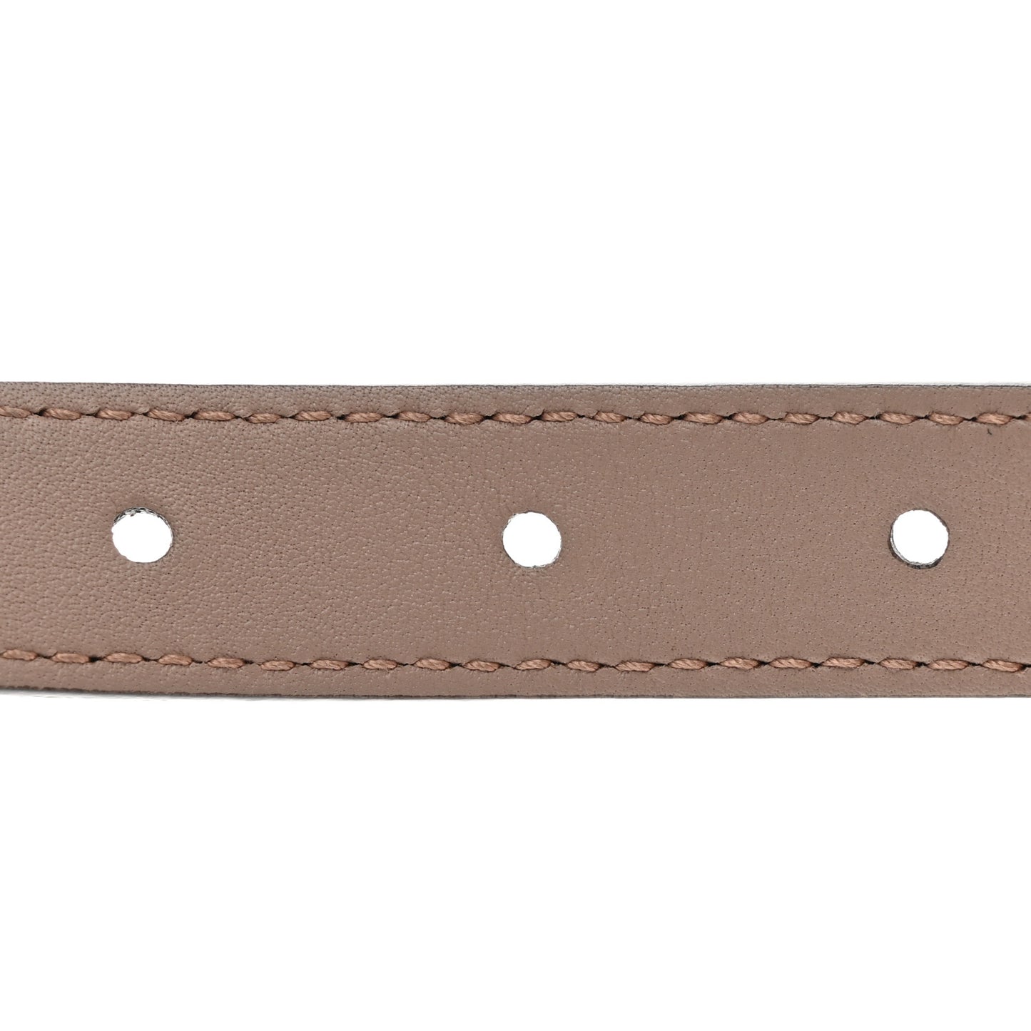 Calfskin Pearl Double G 20mm Belt 95 38 Porcelain Rose