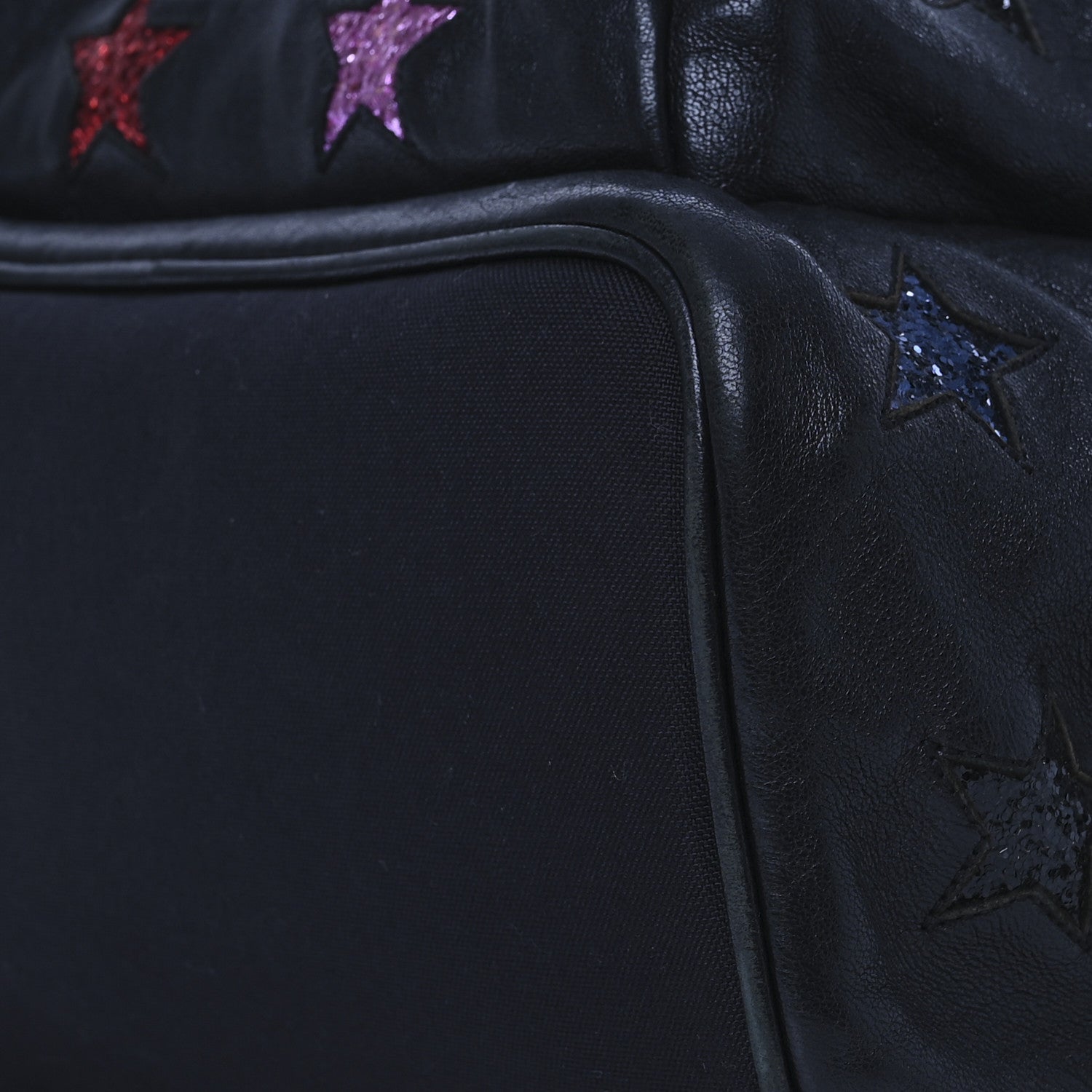 Saint Laurent Lambskin Star Applique Mini City California Backpack Black 24 of 35