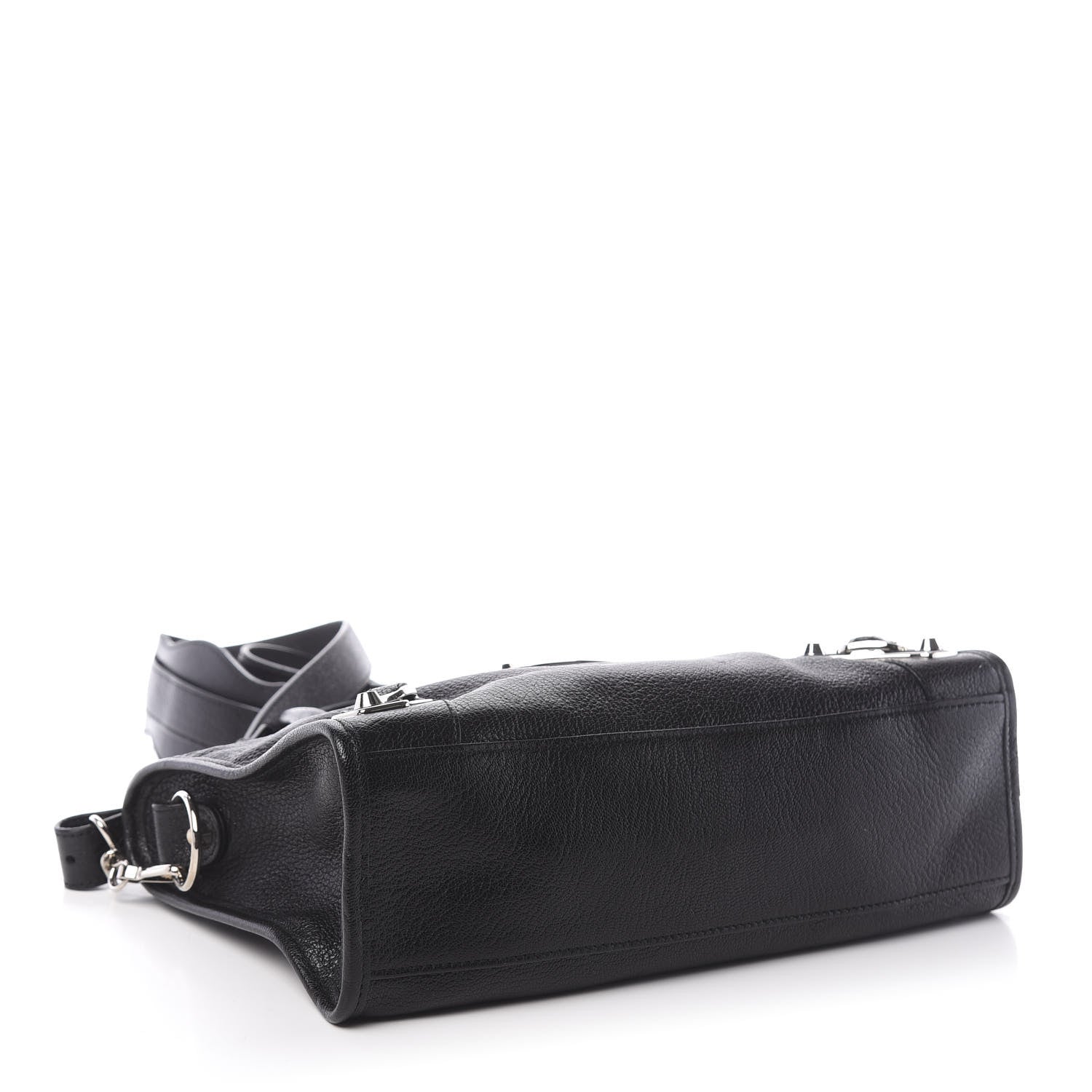 Balenciaga Chevre Silver Metallic Edge Hardware S City Black 5 of 12