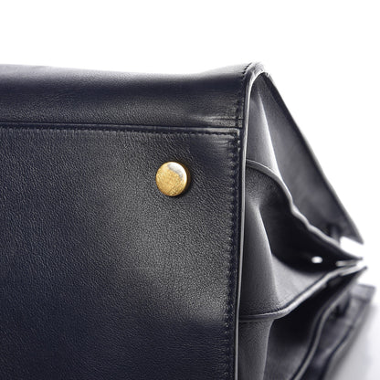 Saint Laurent Calfskin Large Sac De Jour Carryall Navy Blue 11 of 14