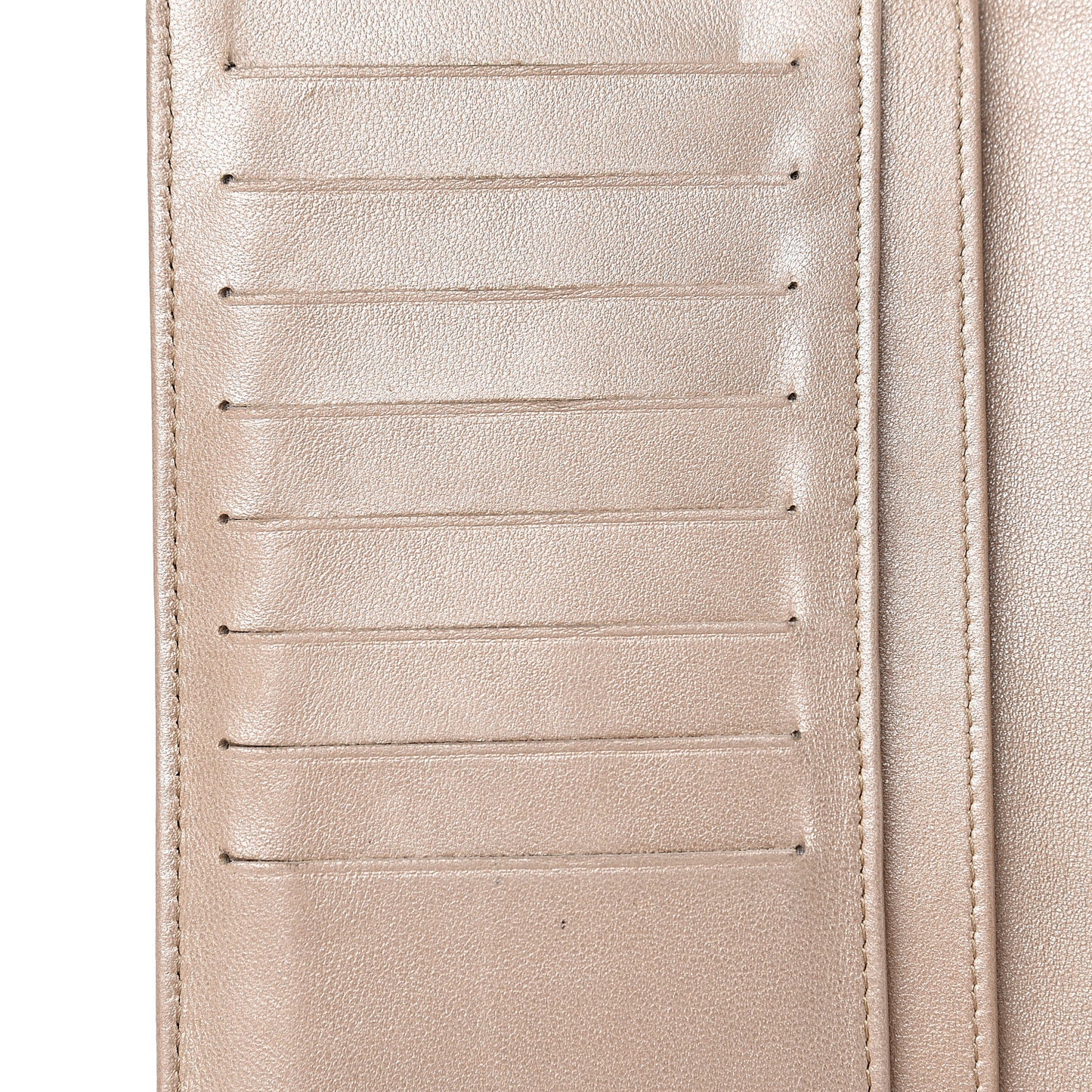 Lambskin Camellia Embossed Yen Wallet Black