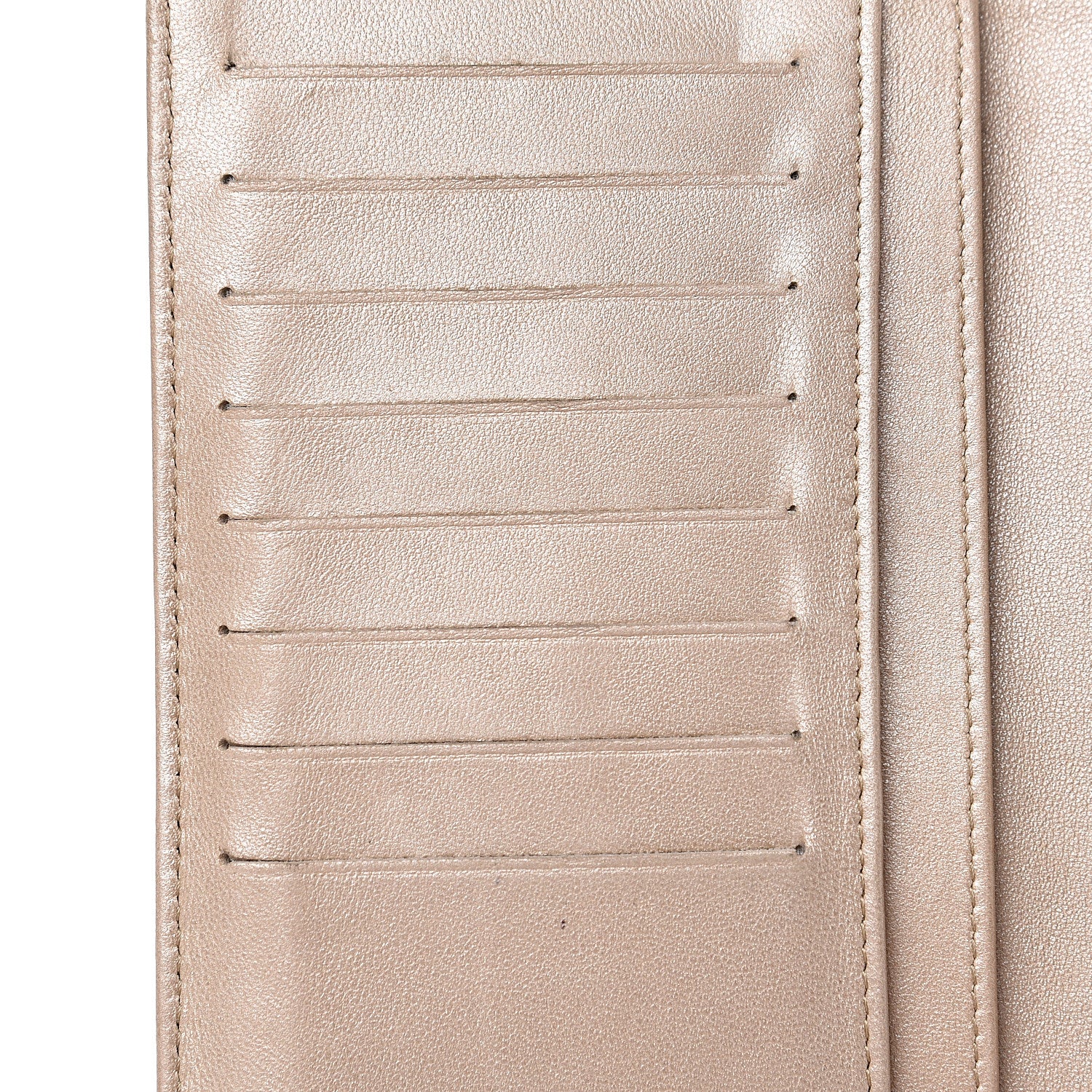 Chanel Lambskin Camellia Embossed Yen Wallet Black 11 of 14