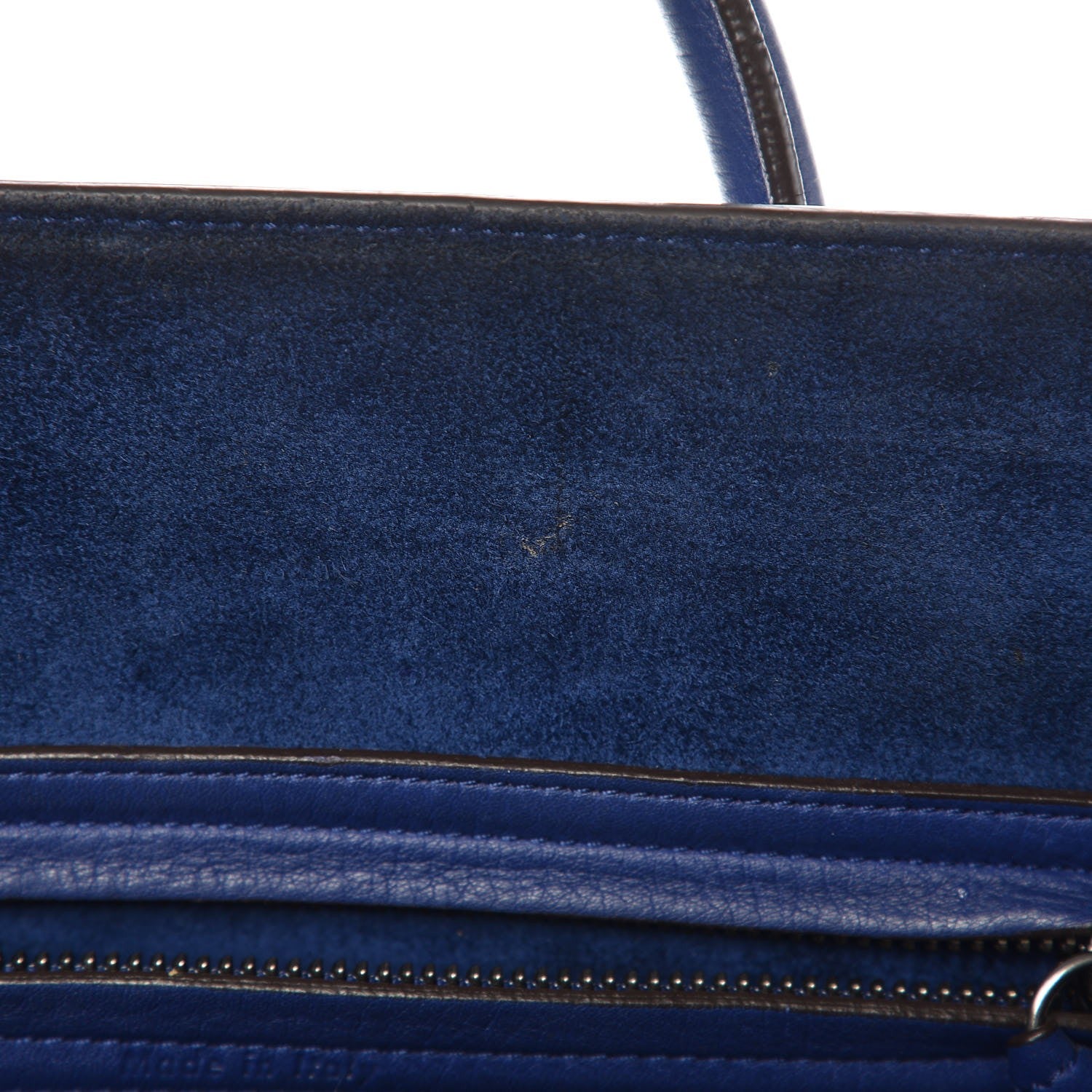Celine Supple Calfskin Medium Phantom Luggage Indigo 8 of 25