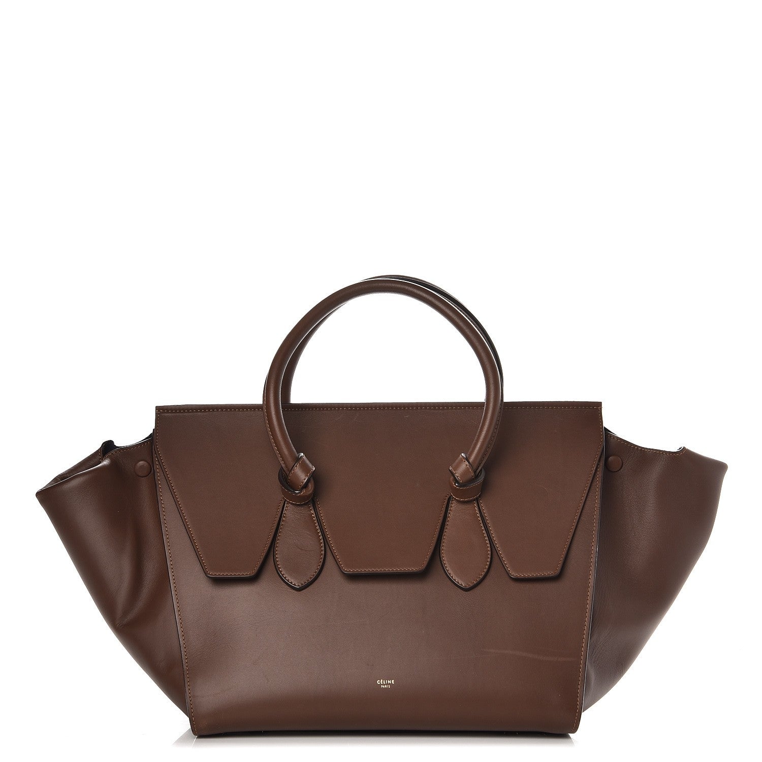 Celine Natural Calfskin Medium Tie Knot Tote Acajou 1 of 12