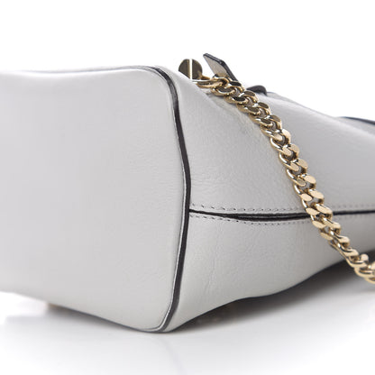 Chloe Suede Calfskin Mini Faye Backpack Airy Grey 8 of 9