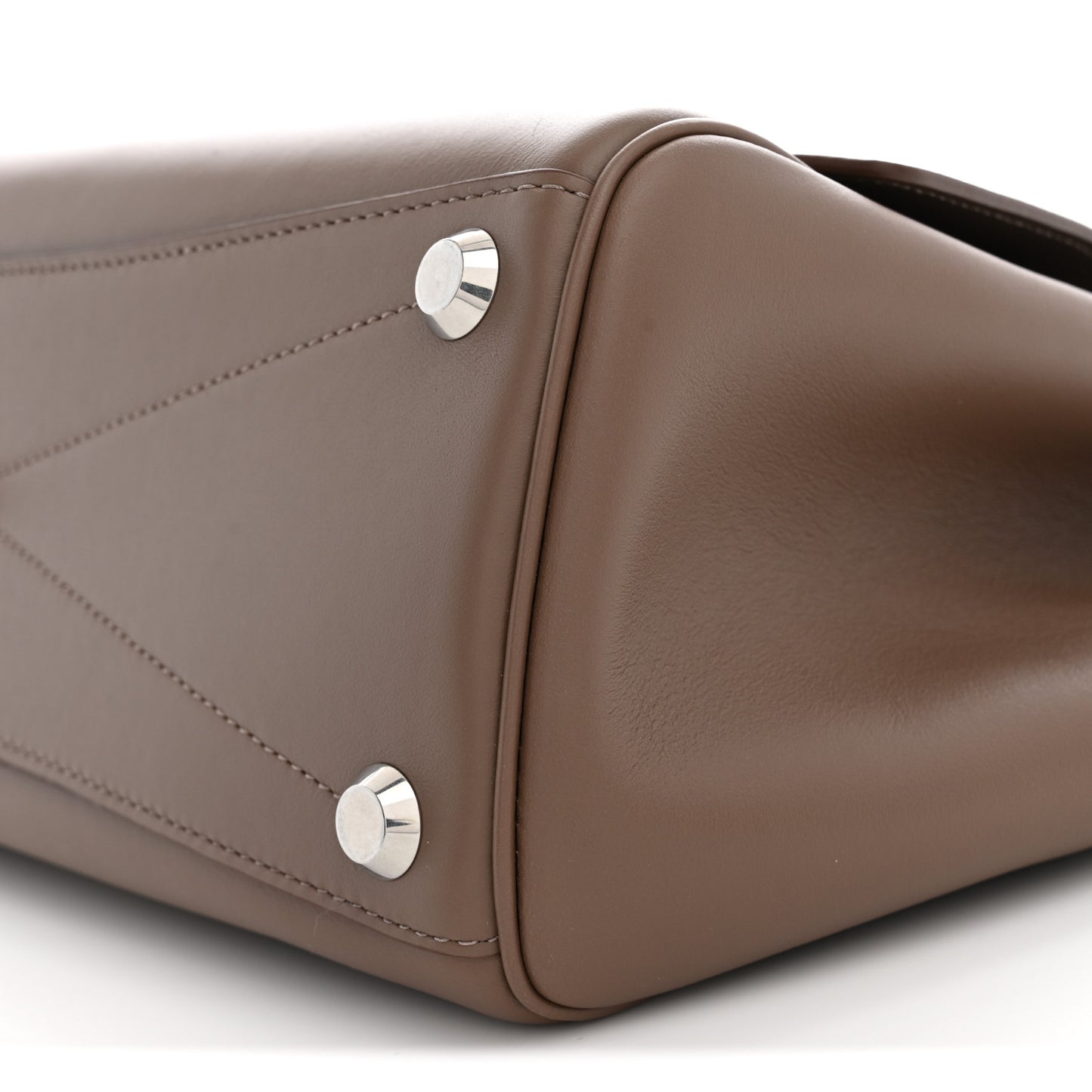 Smooth Calfskin Small Bel Air Carry All Bag Taupe