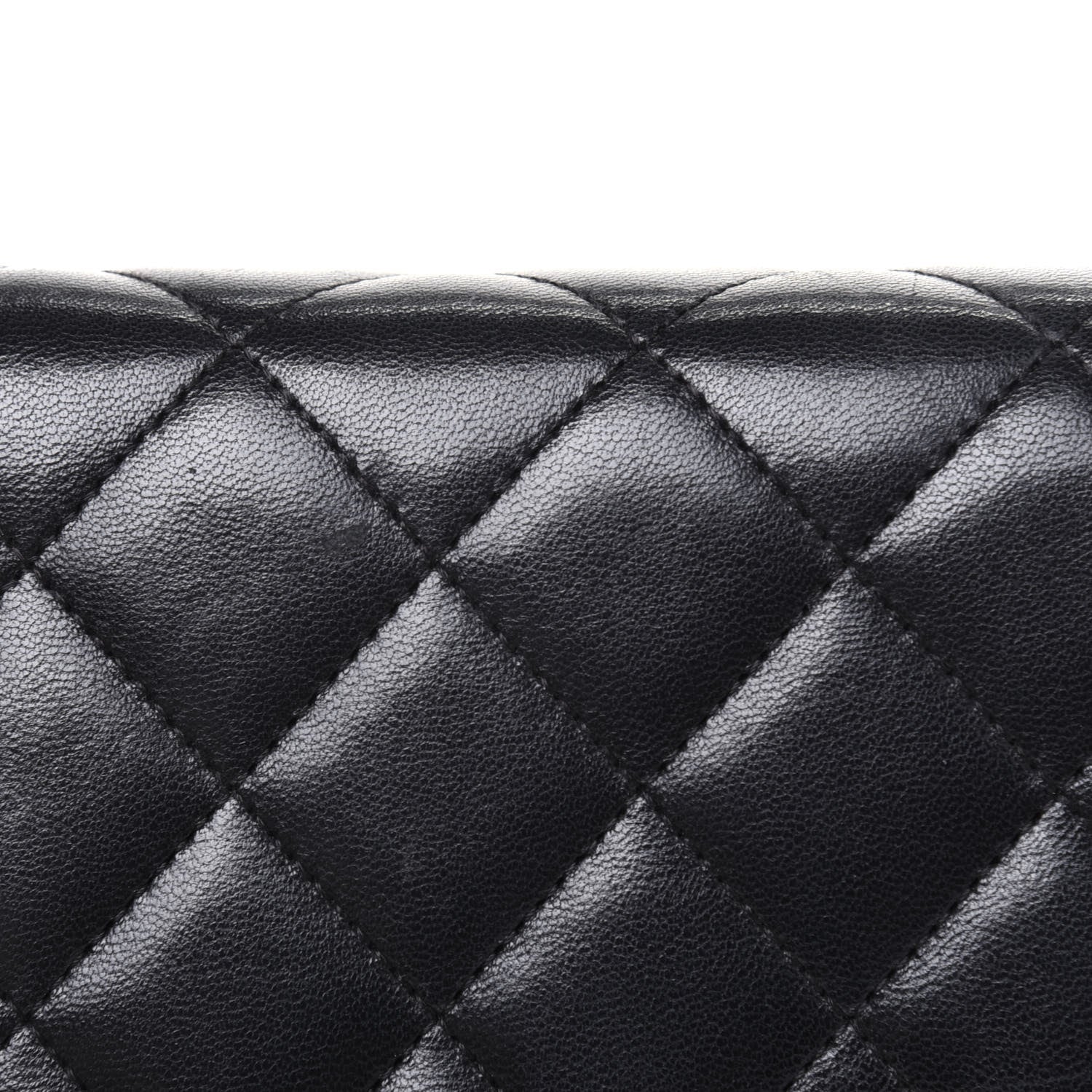 Chanel Lambskin Quilted Wallet On Chain WOC Black 17 of 19