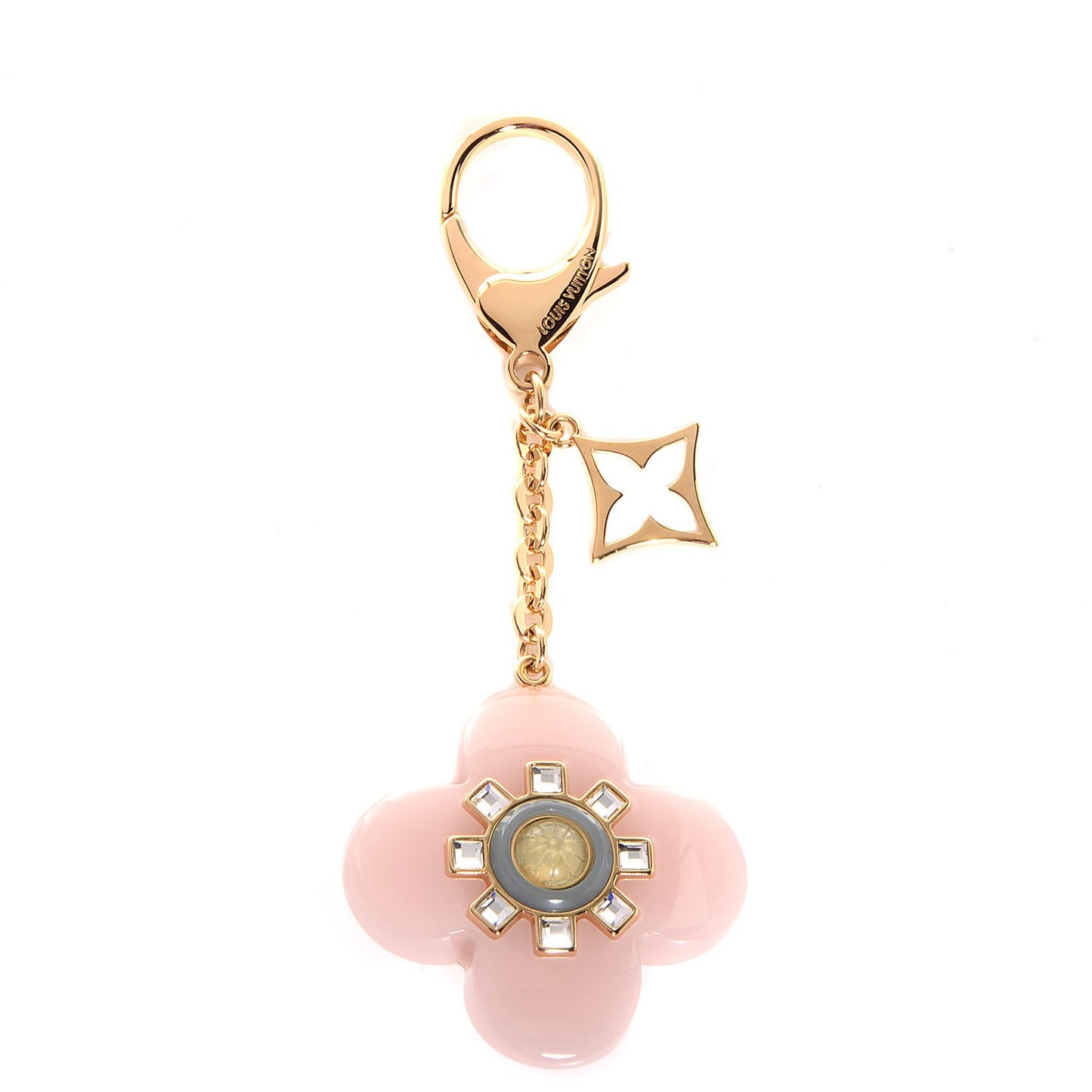Fleur d'Etoile Bag Charm Rose