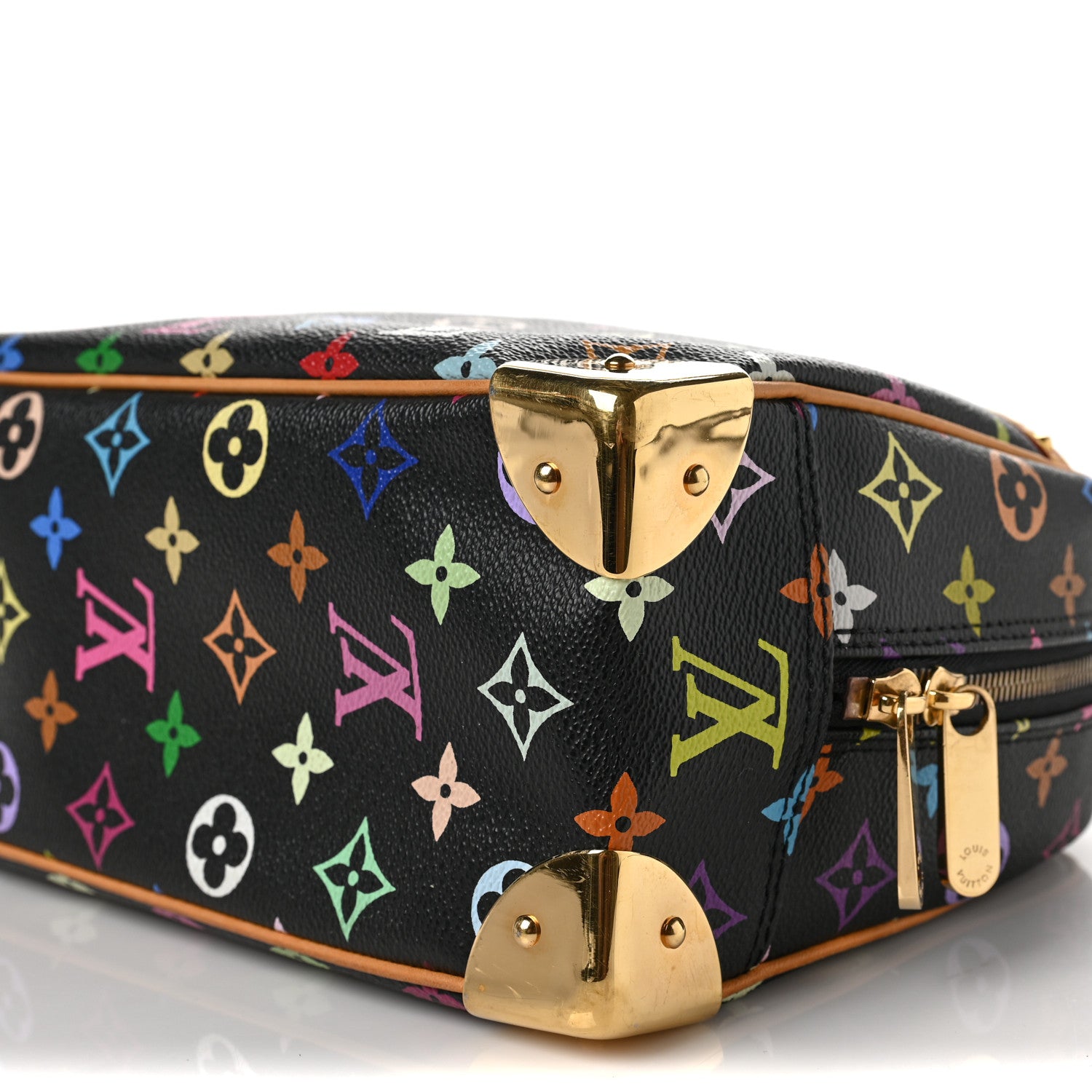 Louis Vuitton Monogram Multicolor Trouville Black 7 of 8