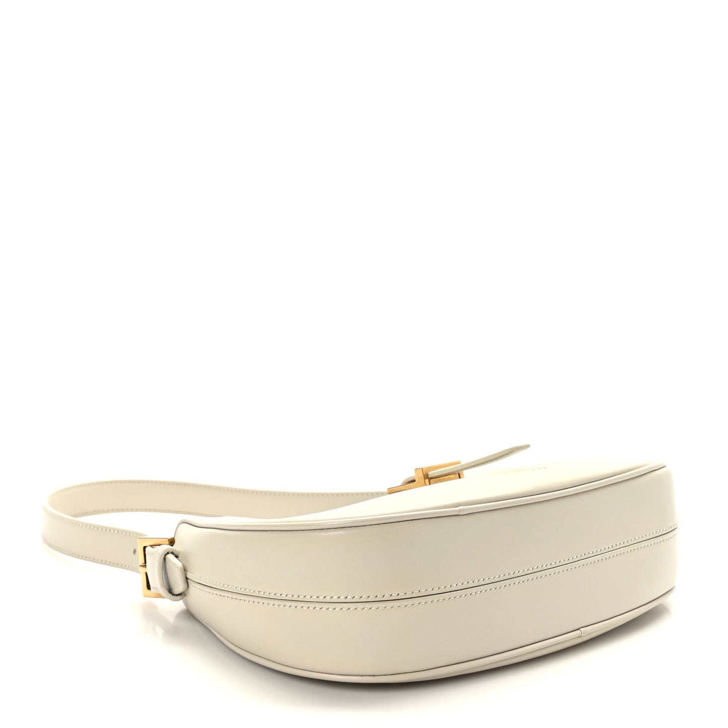 Shiny Calfskin Le Fermoir Hobo