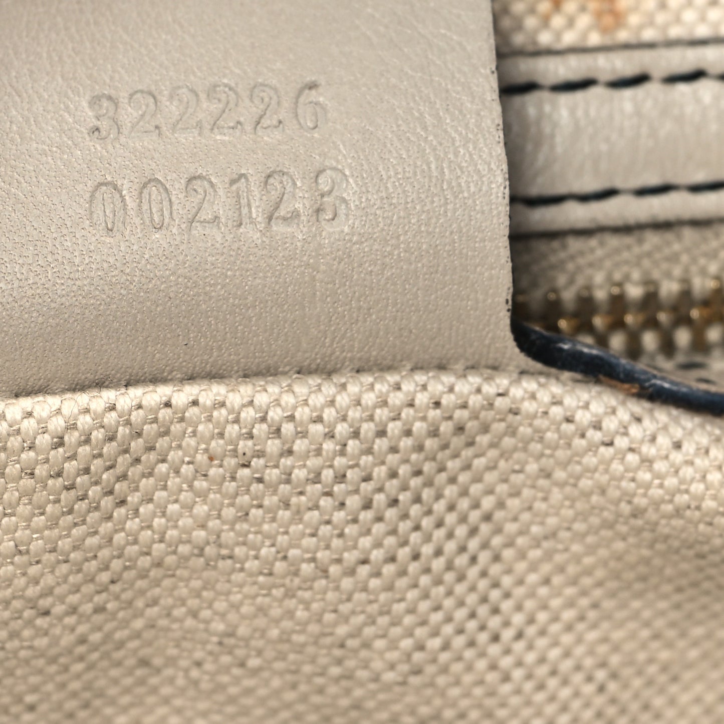 Guccissima Signature Medium Emily Hobo Mystic White