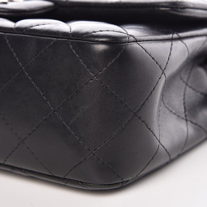 Chanel Lambskin Quilted Mini Rectangular Flap Black 9 of 10