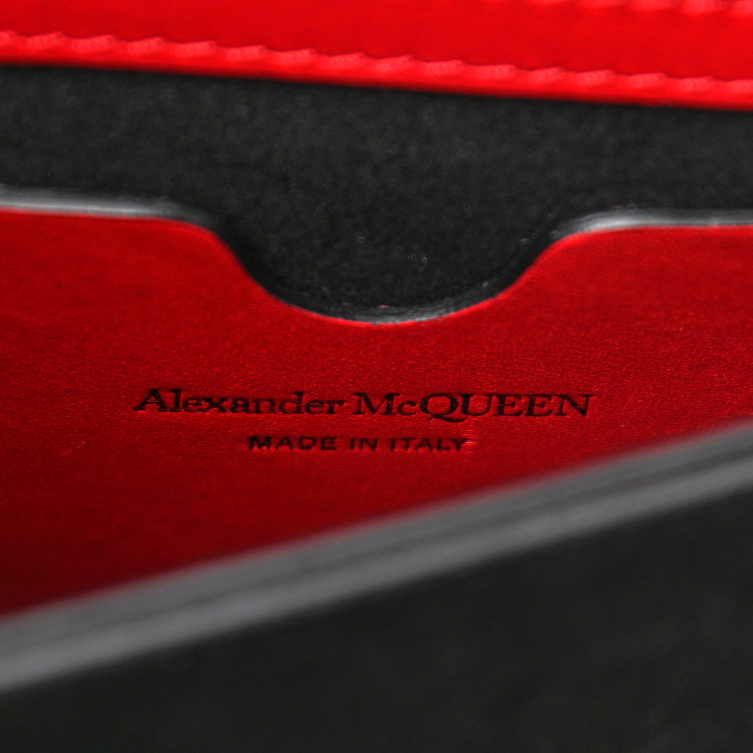 Alexander McQueen Calfskin Jeweled Knuckle Satchel Red 7 of 12