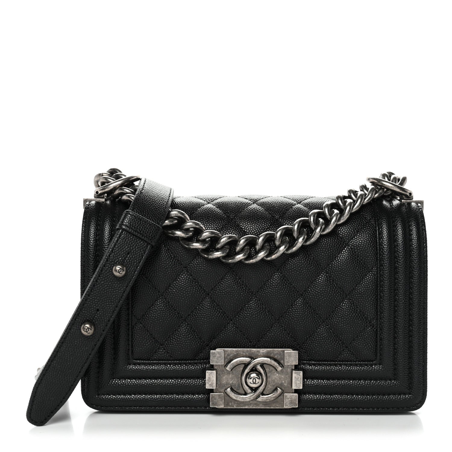 Chanel Caviar Quilted Small Boy Flap Black 1 of 11