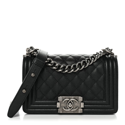 Chanel Caviar Quilted Small Boy Flap Black 1 of 11