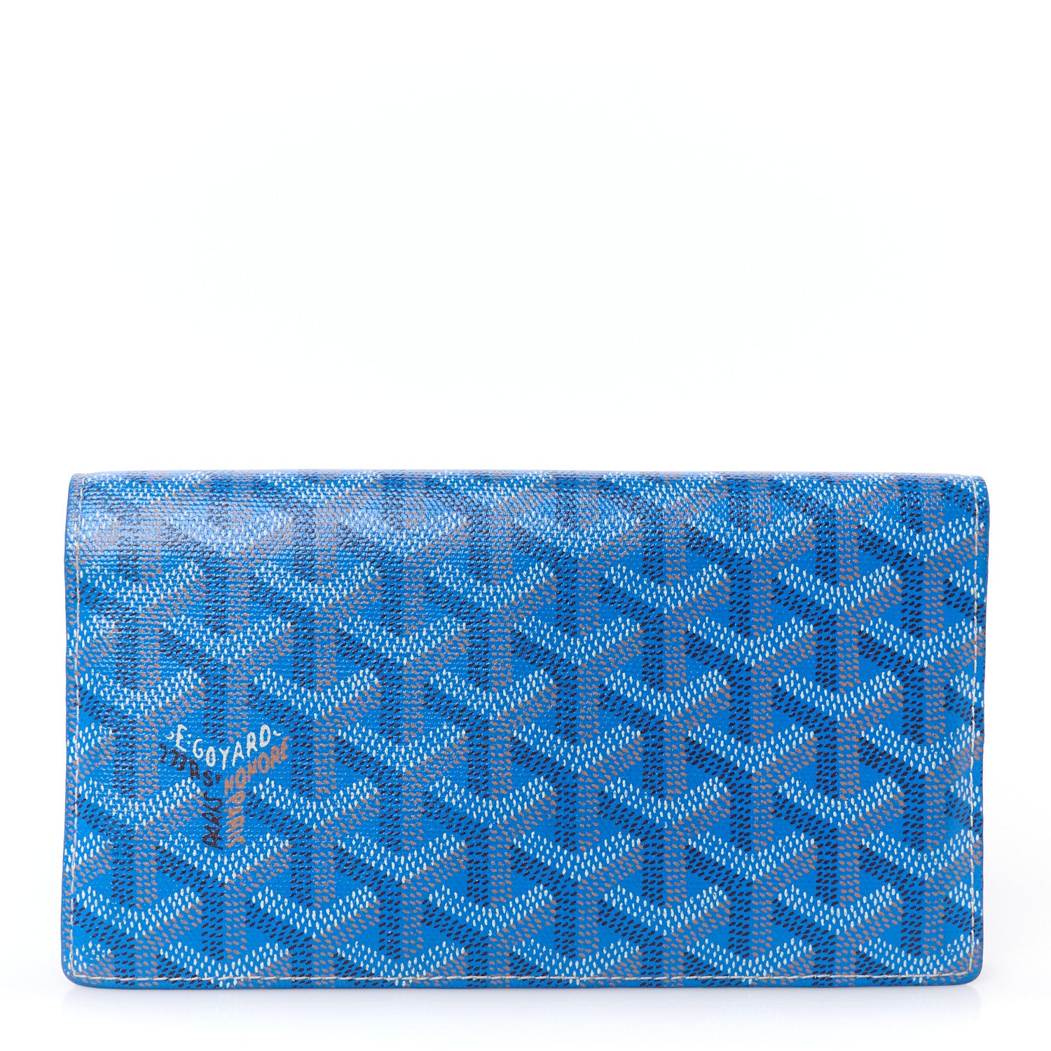 Goyard Goyardine Richelieu Wallet Sky Blue 1 of 11