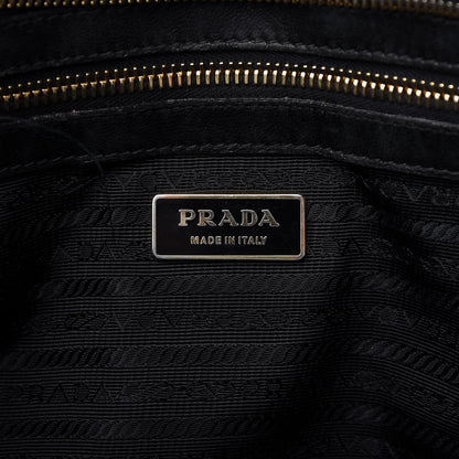 Prada Nappa Gaufre Satchel Black 8 of 13