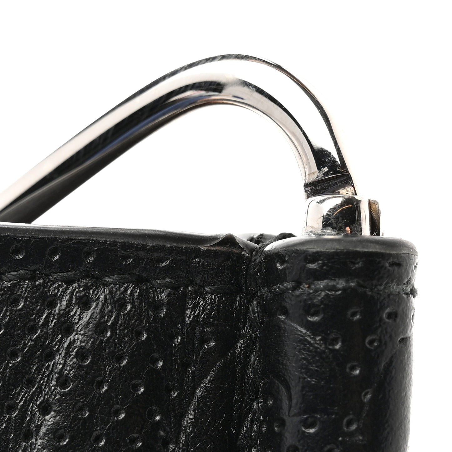 Calfskin GG Tennis Embossed Bi-Fold Wallet Black