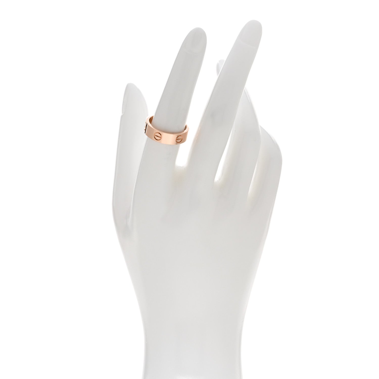 Cartier 18K Pink Gold 5.5mm LOVE Ring 54 6.75 2 of 5