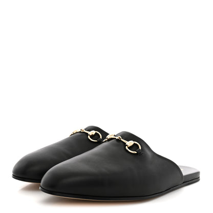 Gucci Calfskin Mens Horsebit Slippers 11 Black 4 of 11