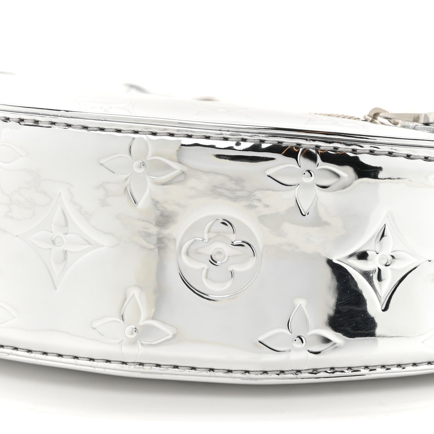 Monogram Miroir Loop PM Silver