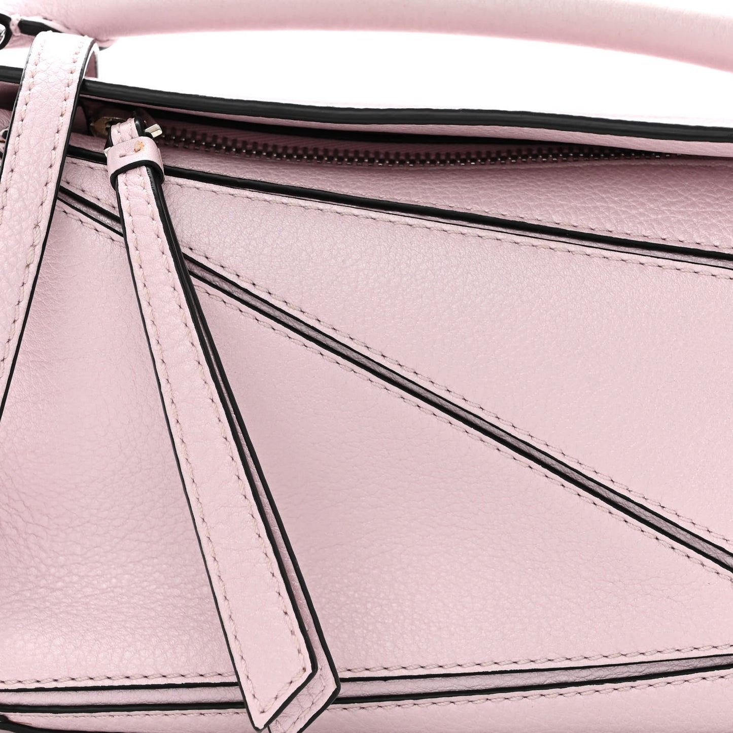 Calfskin Mini Puzzle Bag Icy Pink