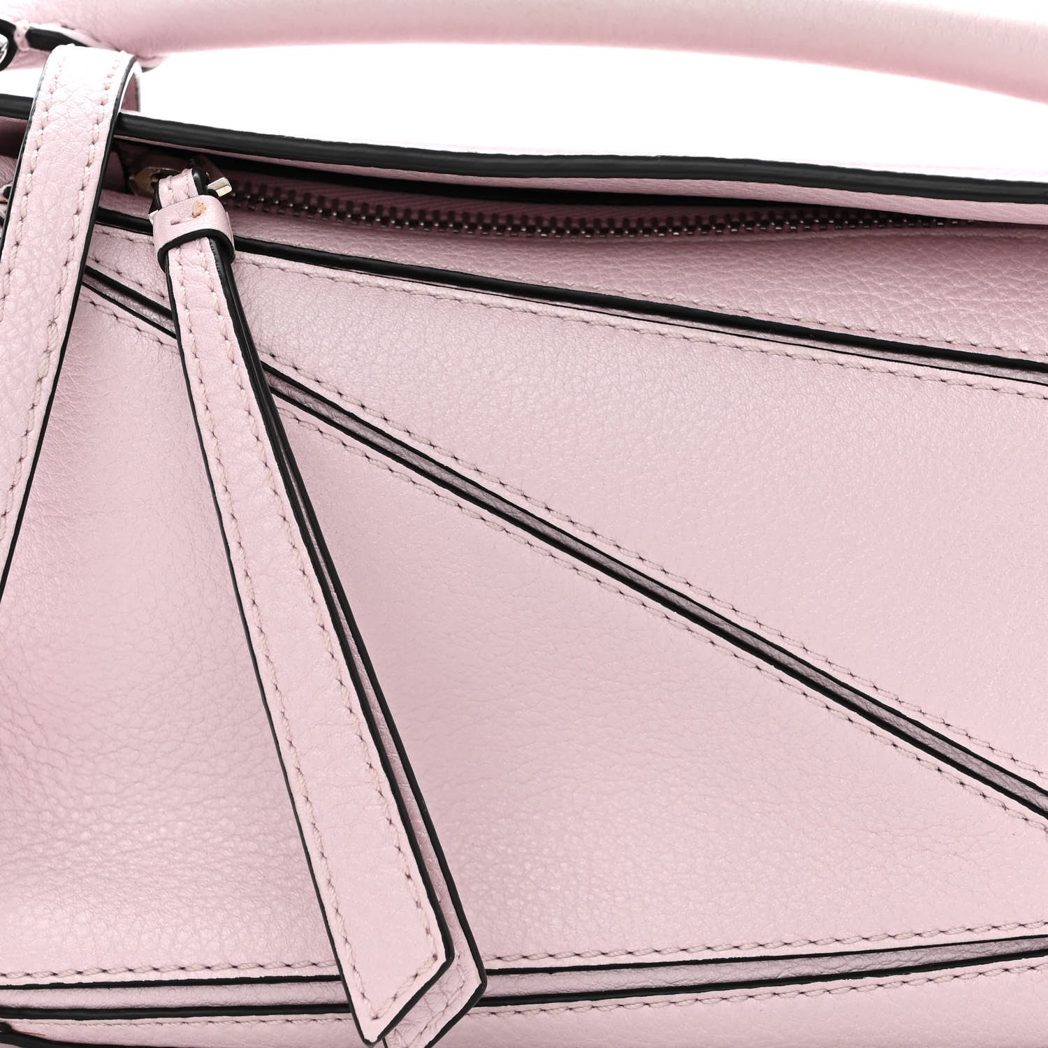Loewe Calfskin Mini Puzzle Bag Icy Pink 8 of 11
