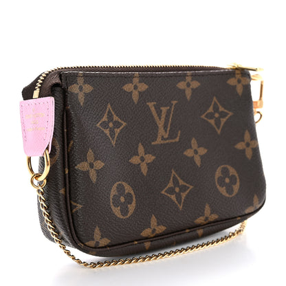 Louis Vuitton Monogram 2021 Christmas Animation Japanese Garden Mini Pochette Accessories Wisteria Pink 3 of 11