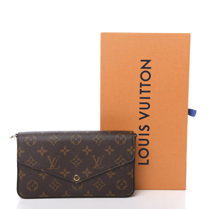 Louis Vuitton Monogram Pochette Felicie Chain Wallet Fuchsia 11 of 11
