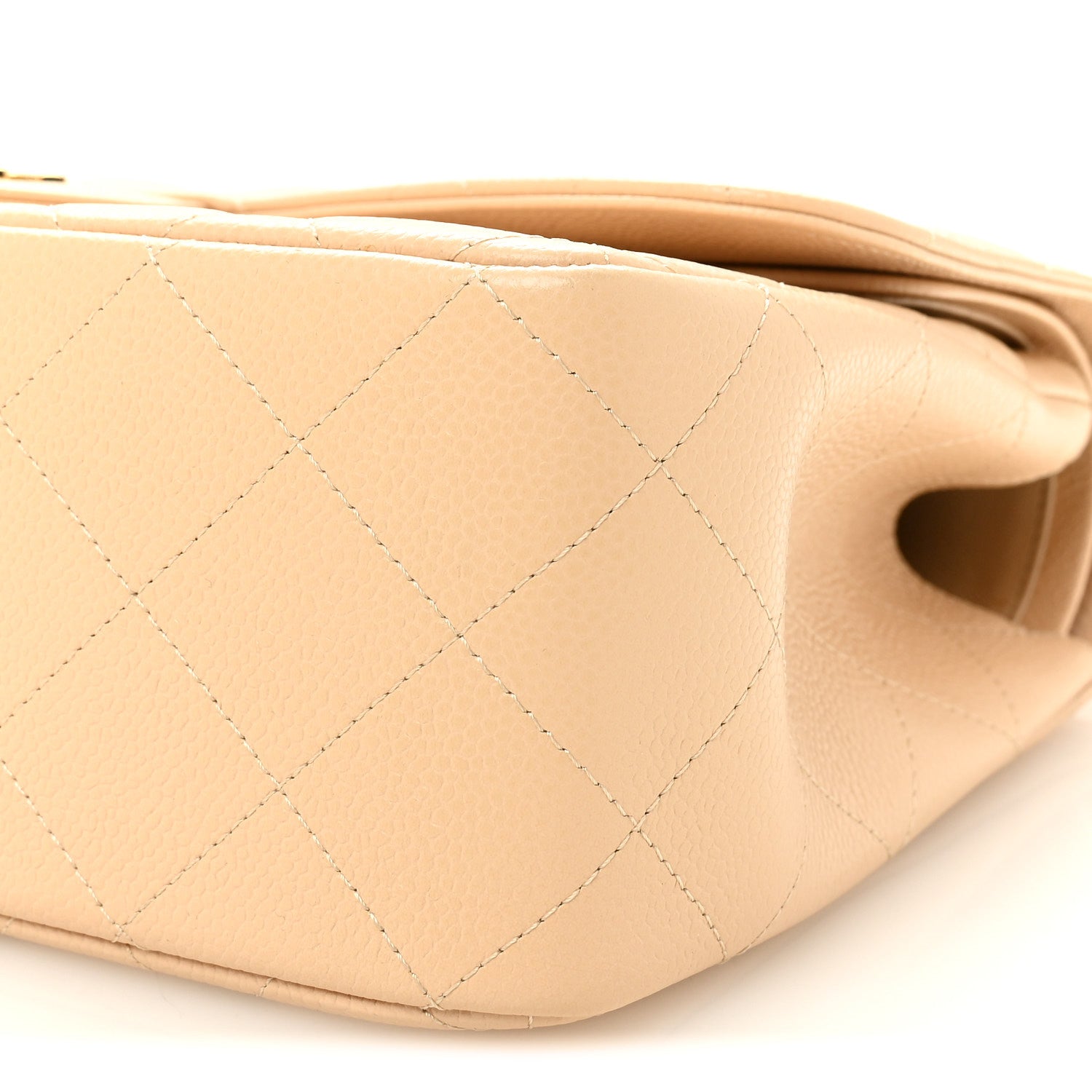 Chanel Caviar Quilted Jumbo Double Flap Beige Clair 10 of 10