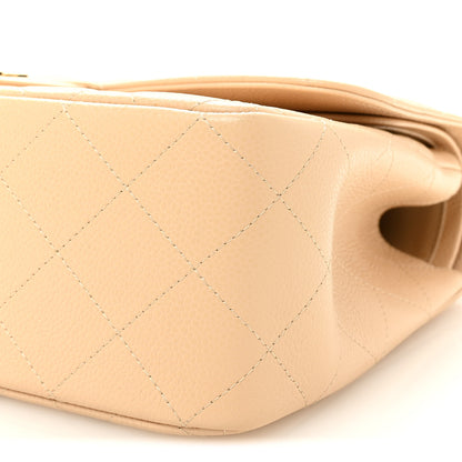 Chanel Caviar Quilted Jumbo Double Flap Beige Clair 10 of 10