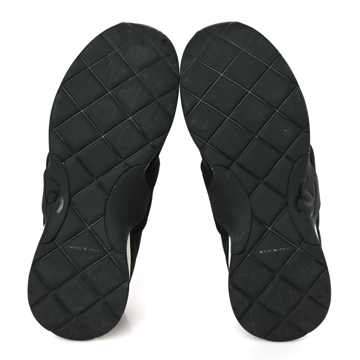 Stretch Fabric CC Sneakers 37 Black