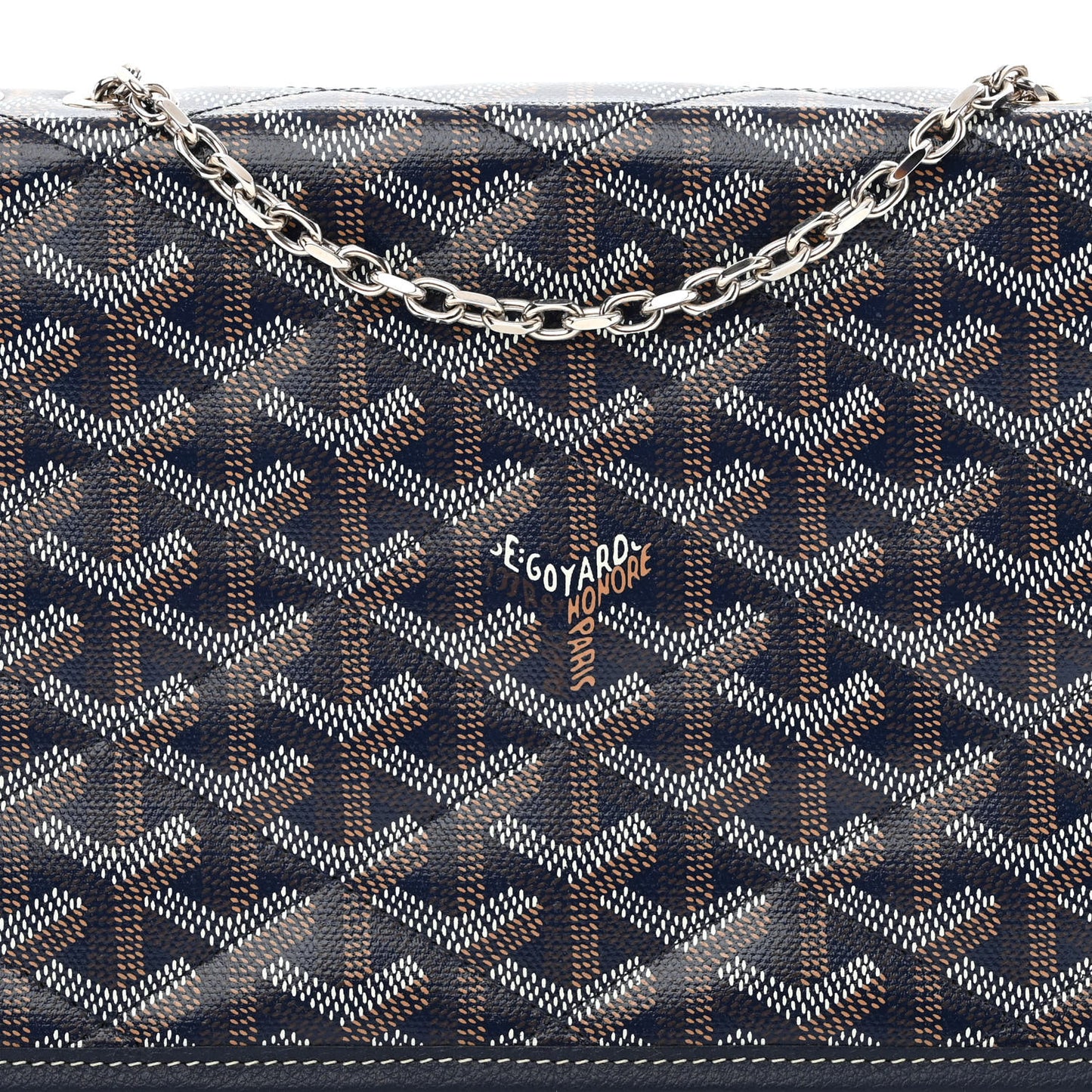 Goyardine Alexandre III Bag Navy