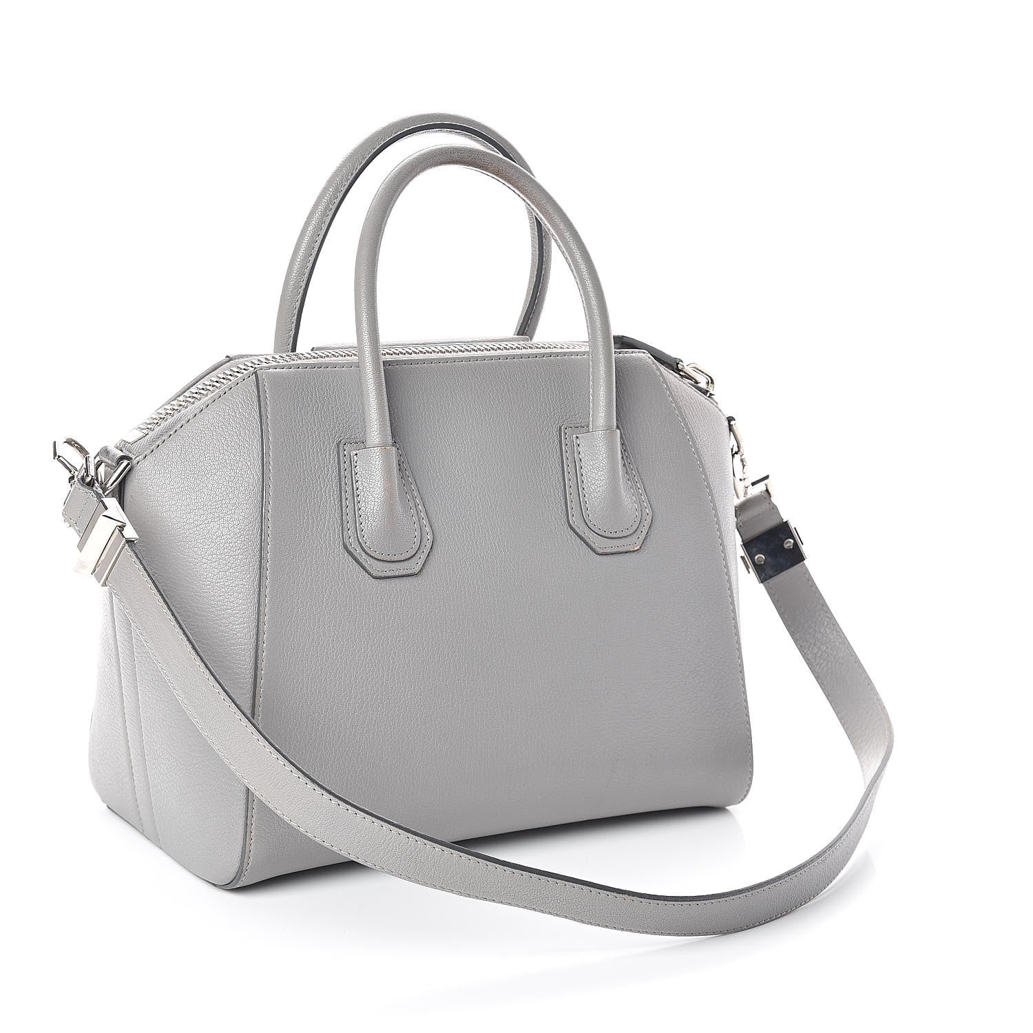Givenchy Sugar Goatskin Small Antigona Pearl Grey 3 of 18