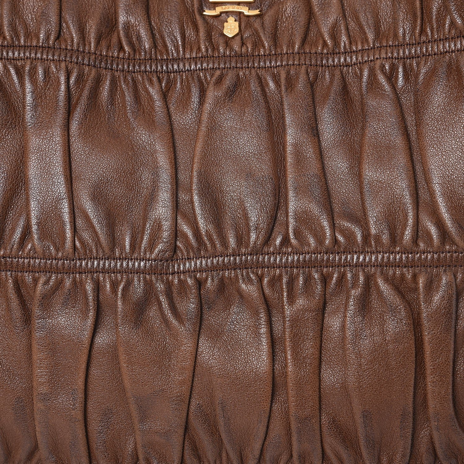 Prada Nappa Gaufre Hobo Noce 11 of 16