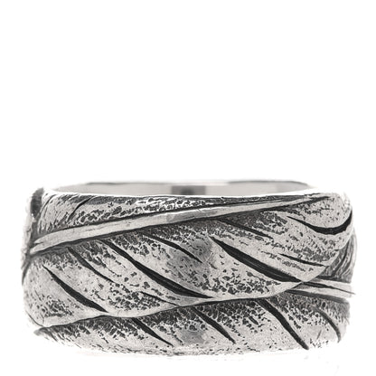 David Yurman Sterling Silver Feather Ring 57 8 3 of 5