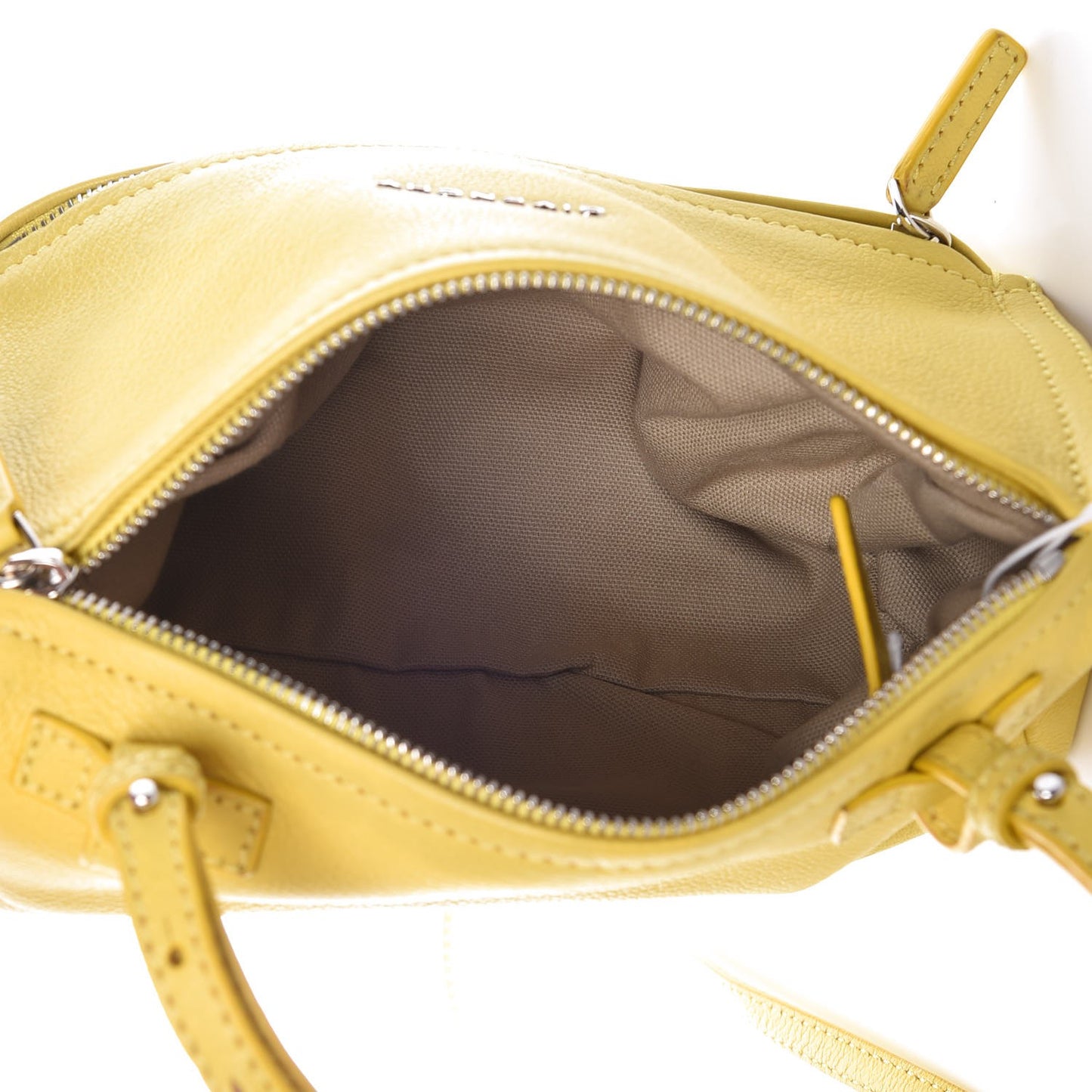 Sugar Goatskin Mini Pandora Bright Yellow