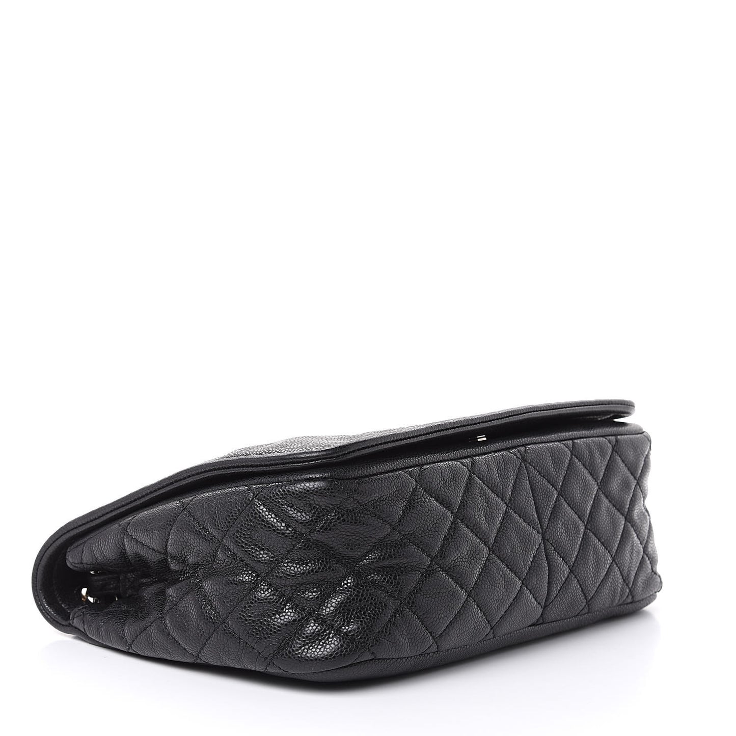 Caviar Large Timeless CC Flap Black