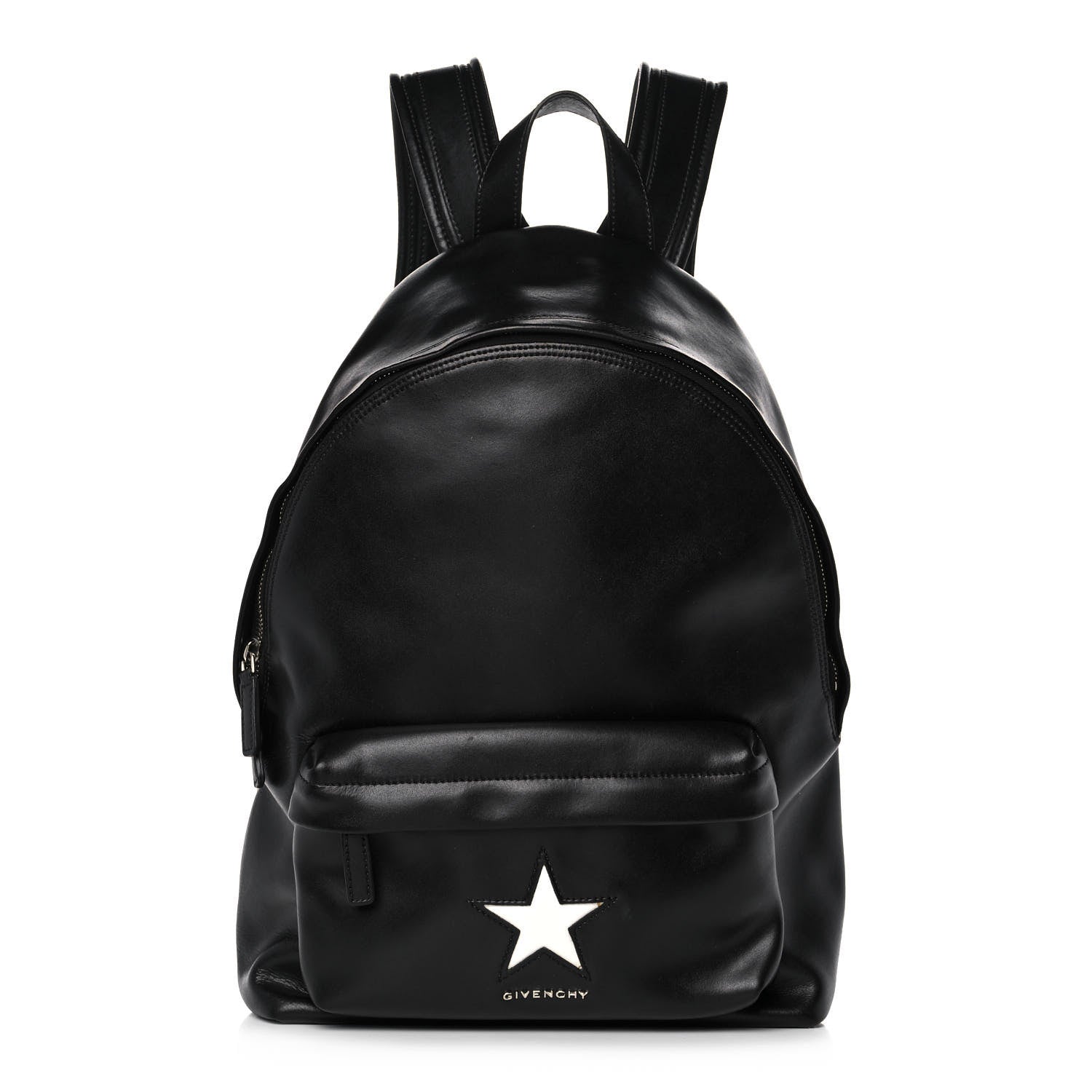 Givenchy Calfskin Star Backpack Black White 1 of 12