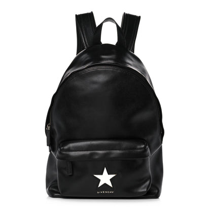 Givenchy Calfskin Star Backpack Black White 1 of 12