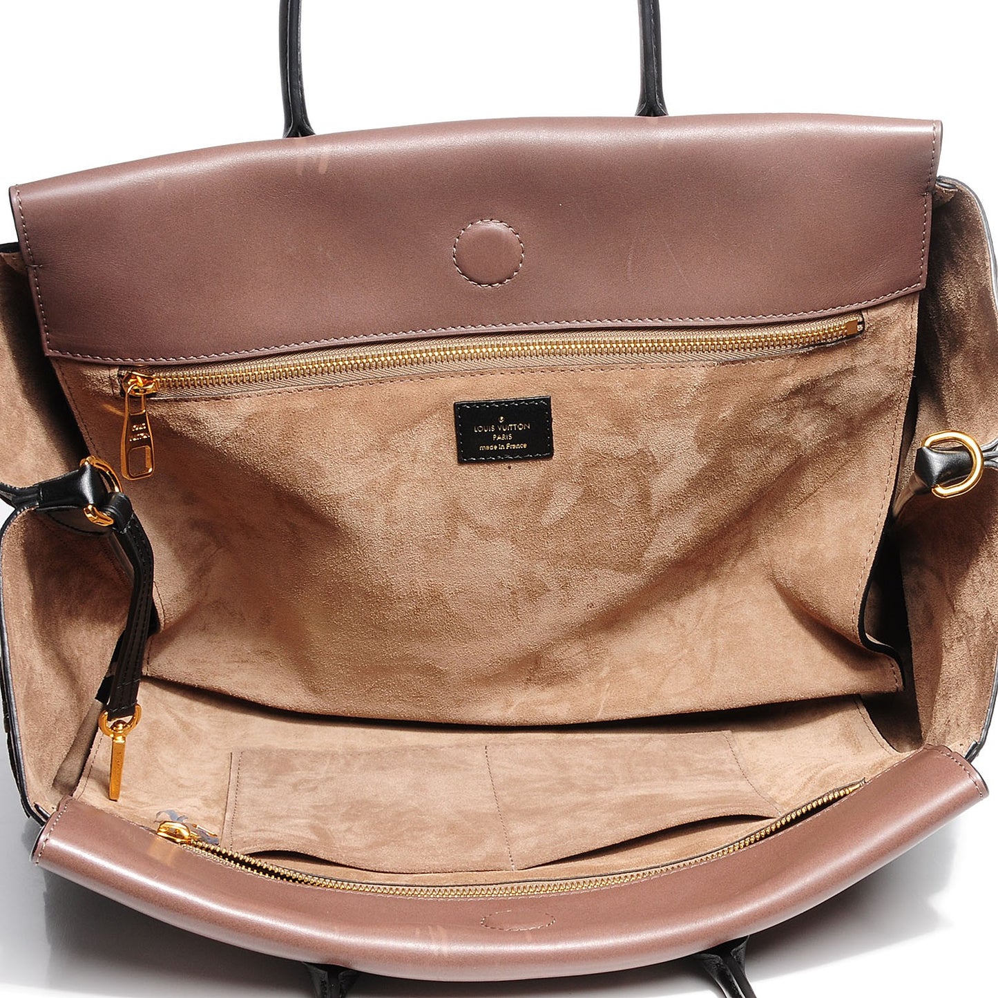 Cuir Orfevre Veau Cachemire Tote W GM Gris