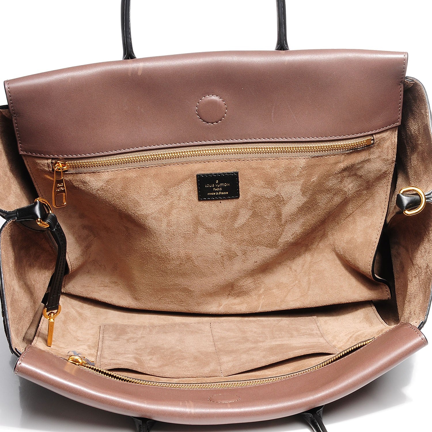 Louis Vuitton Cuir Orfevre Veau Cachemire Tote W GM Gris 7 of 7